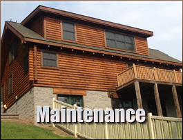  Jackson Springs, North Carolina Log Home Maintenance